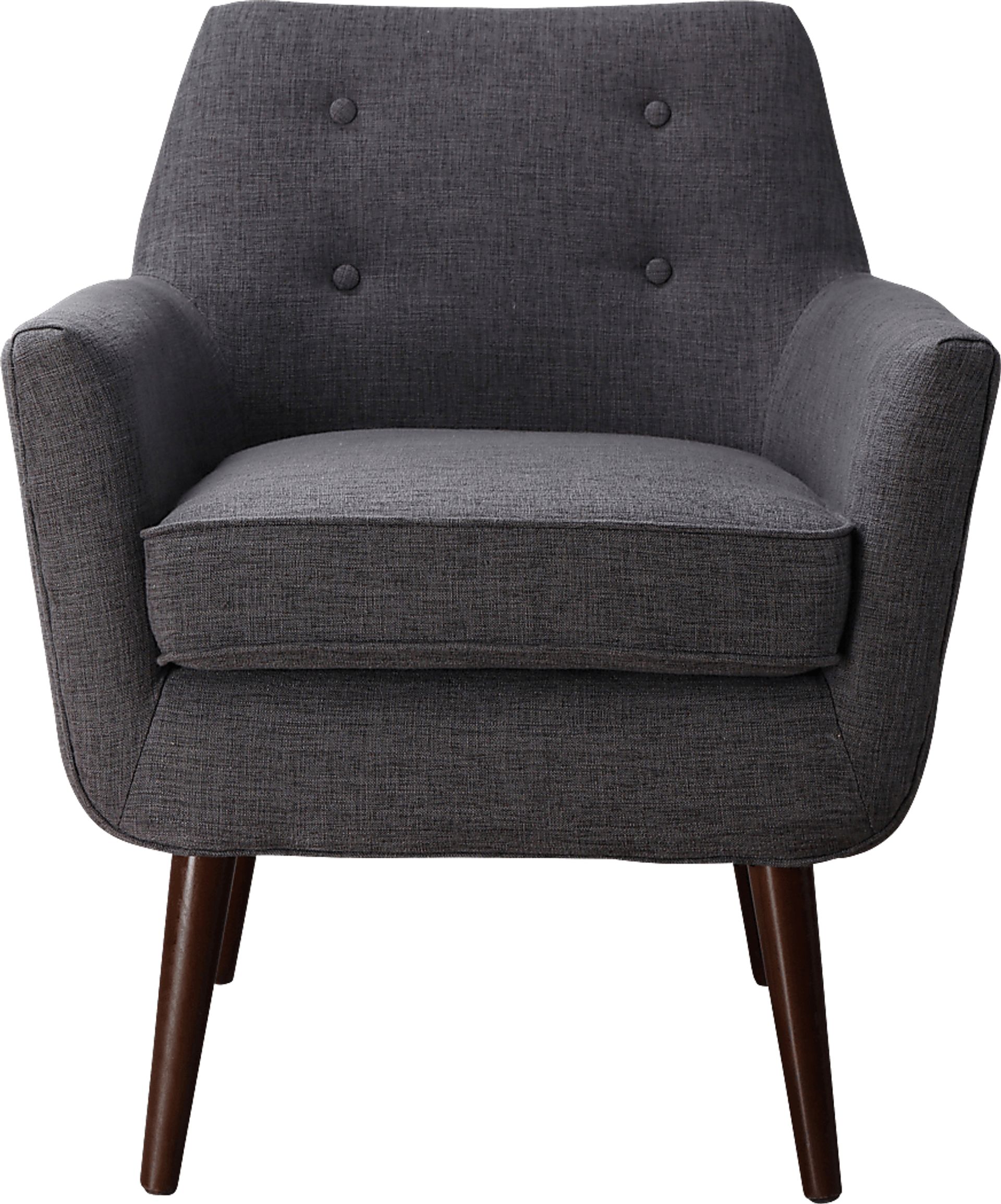 Clyde Gray Accent Chair - Image 1