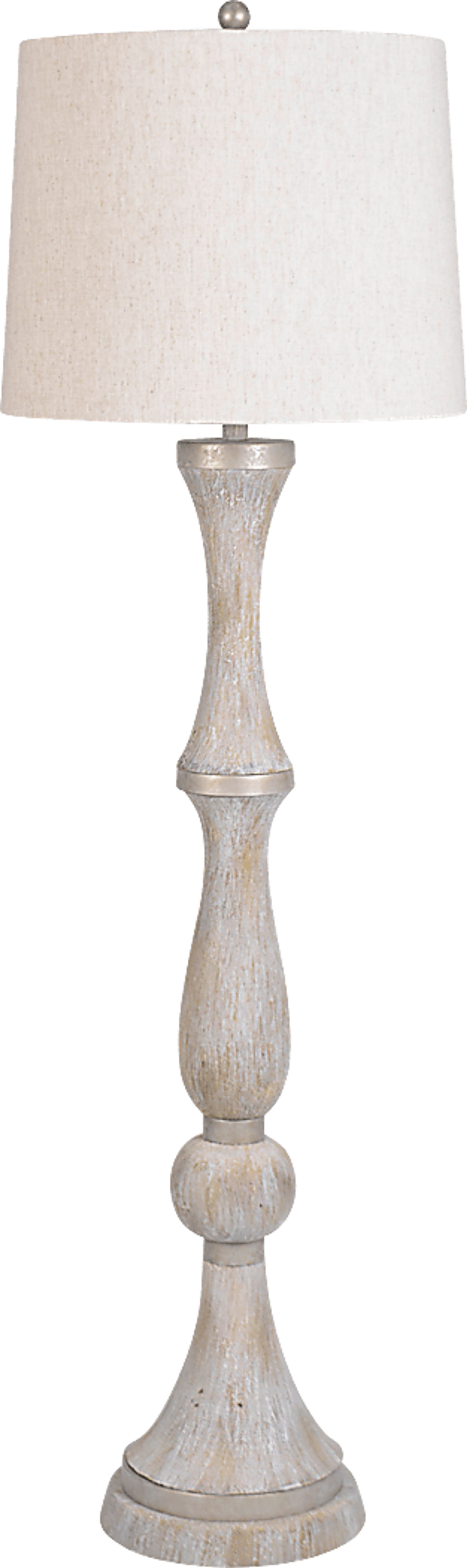 Clyde Grove Beige Floor Lamp - Image 1