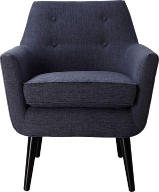 Clyde Navy Accent Chair