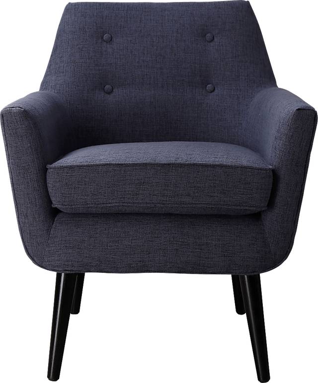 Clyde Navy Accent Chair - Thumbnail - Image 1