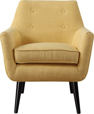 Clyde Yellow Accent Chair