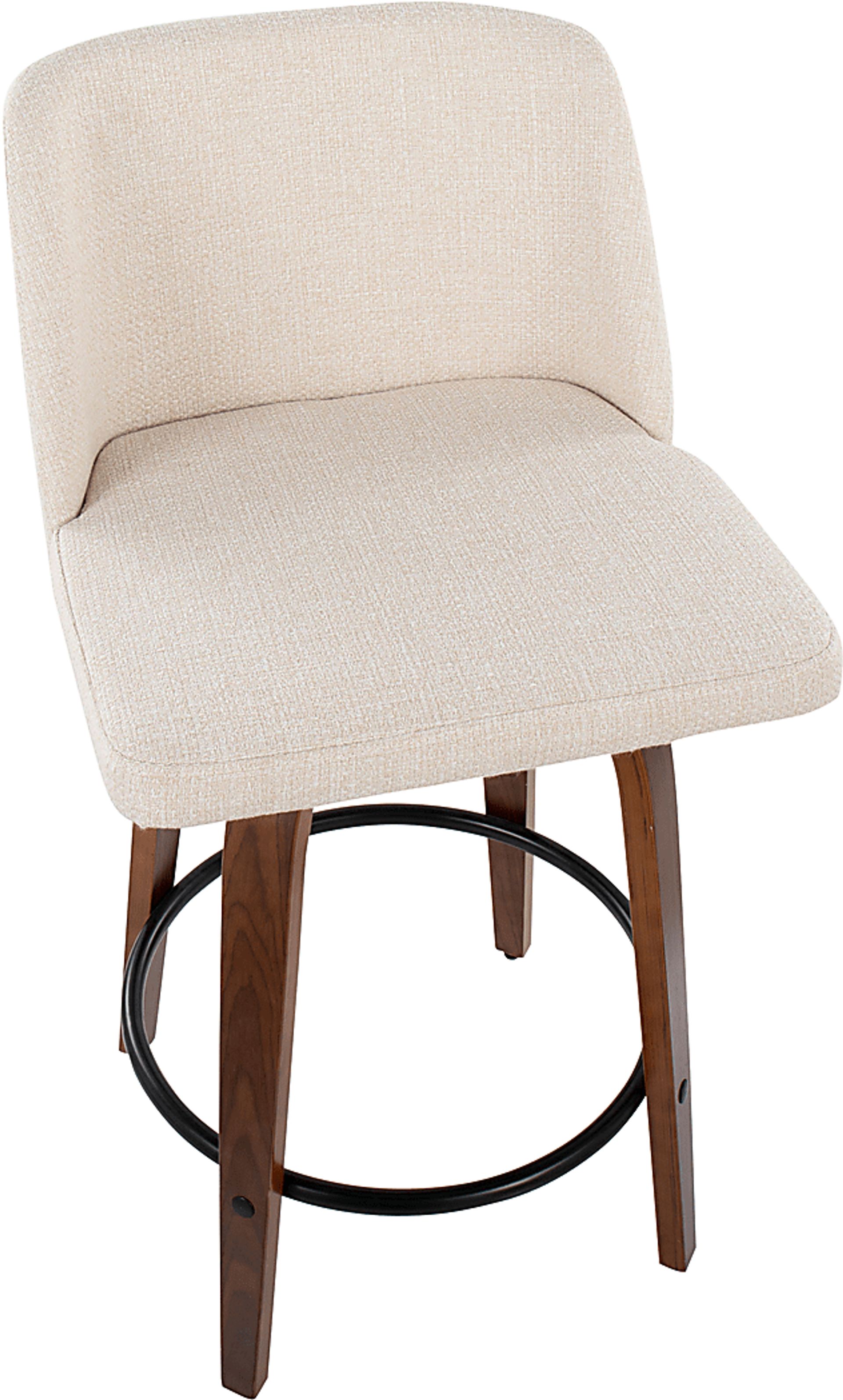 Clyo I Cream Counter Stool Set of 2 - Image 7