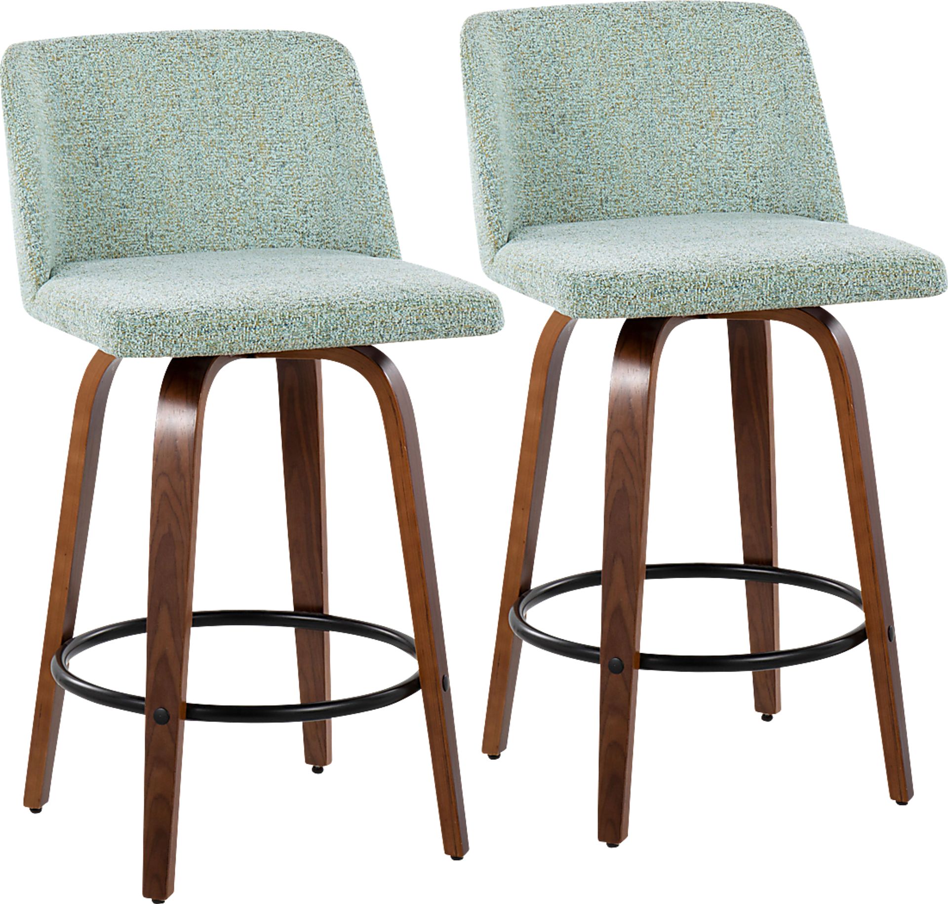 Clyo I Green Counter Stool Set of 2 - Image 1