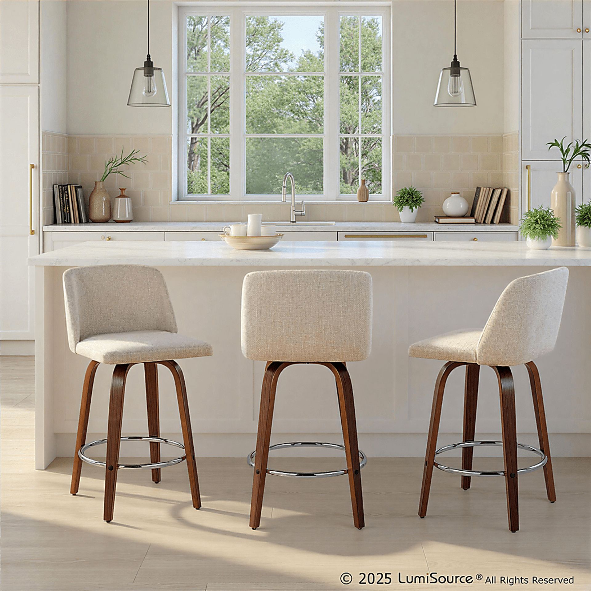 Clyo II Swivel Counter Stool, Set of 2 - Image 9