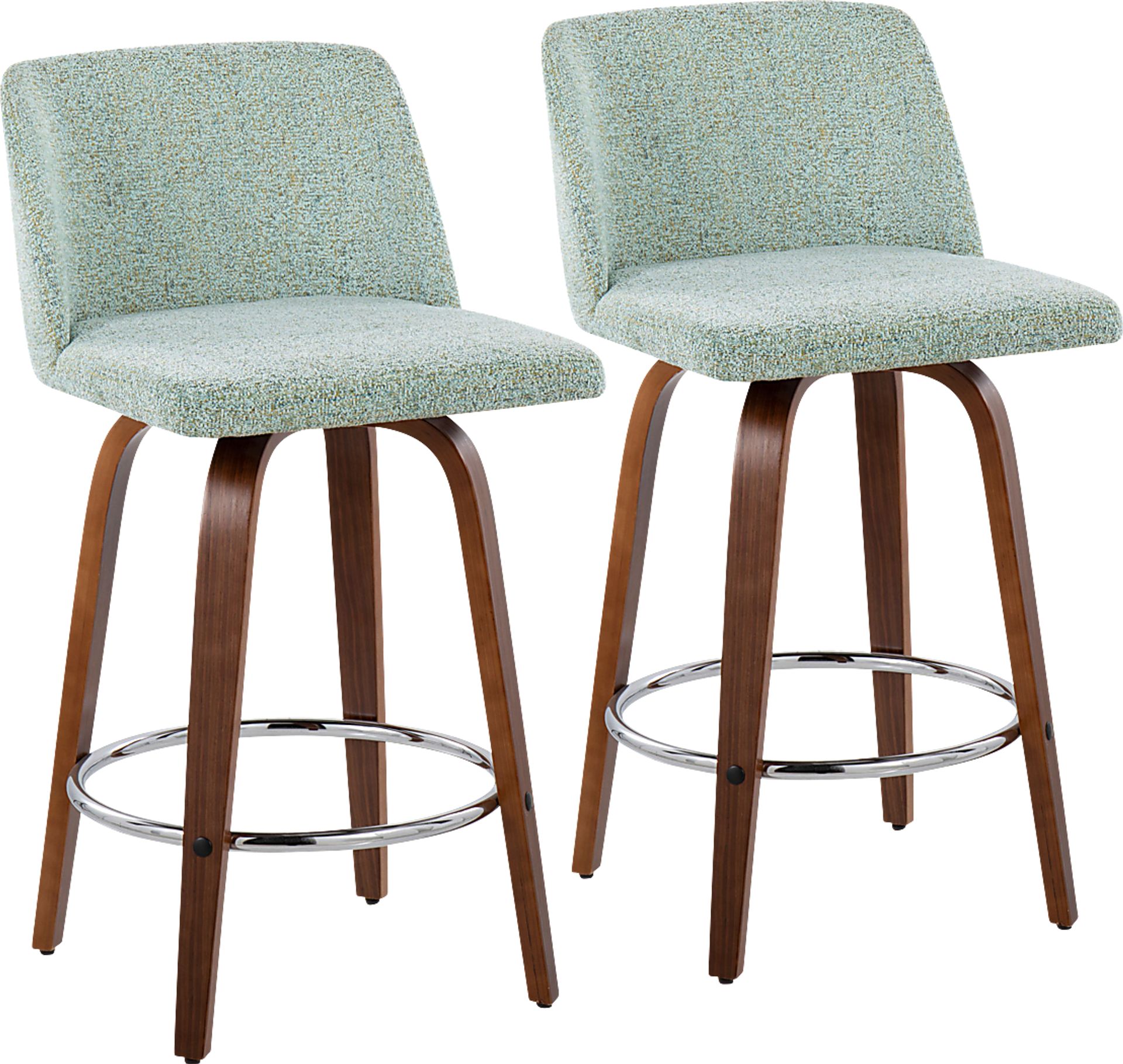 Clyo II Green Counter Stool Set - Image 1