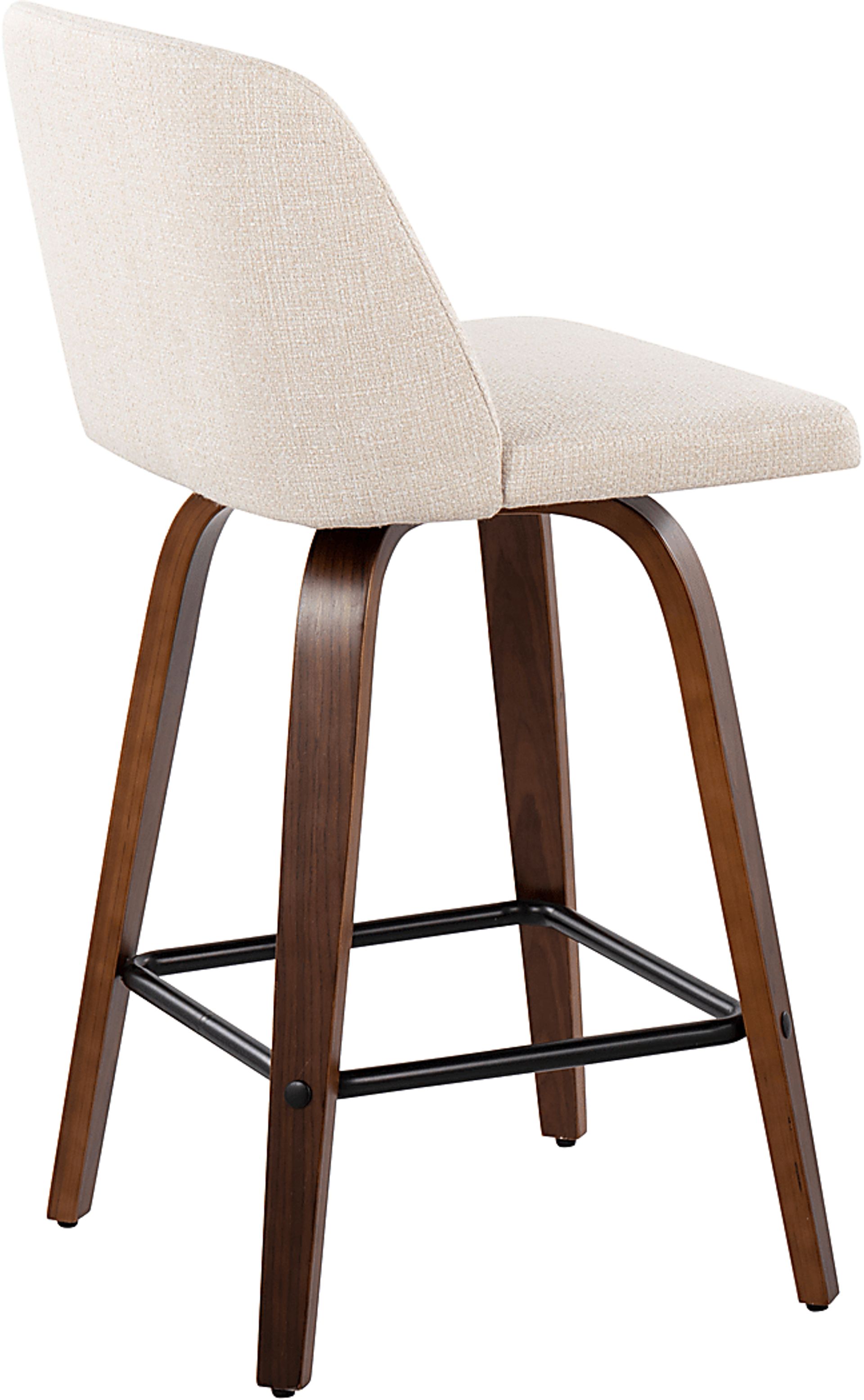 Clyo III Cream Counter Stool Set of 2 - Image 4