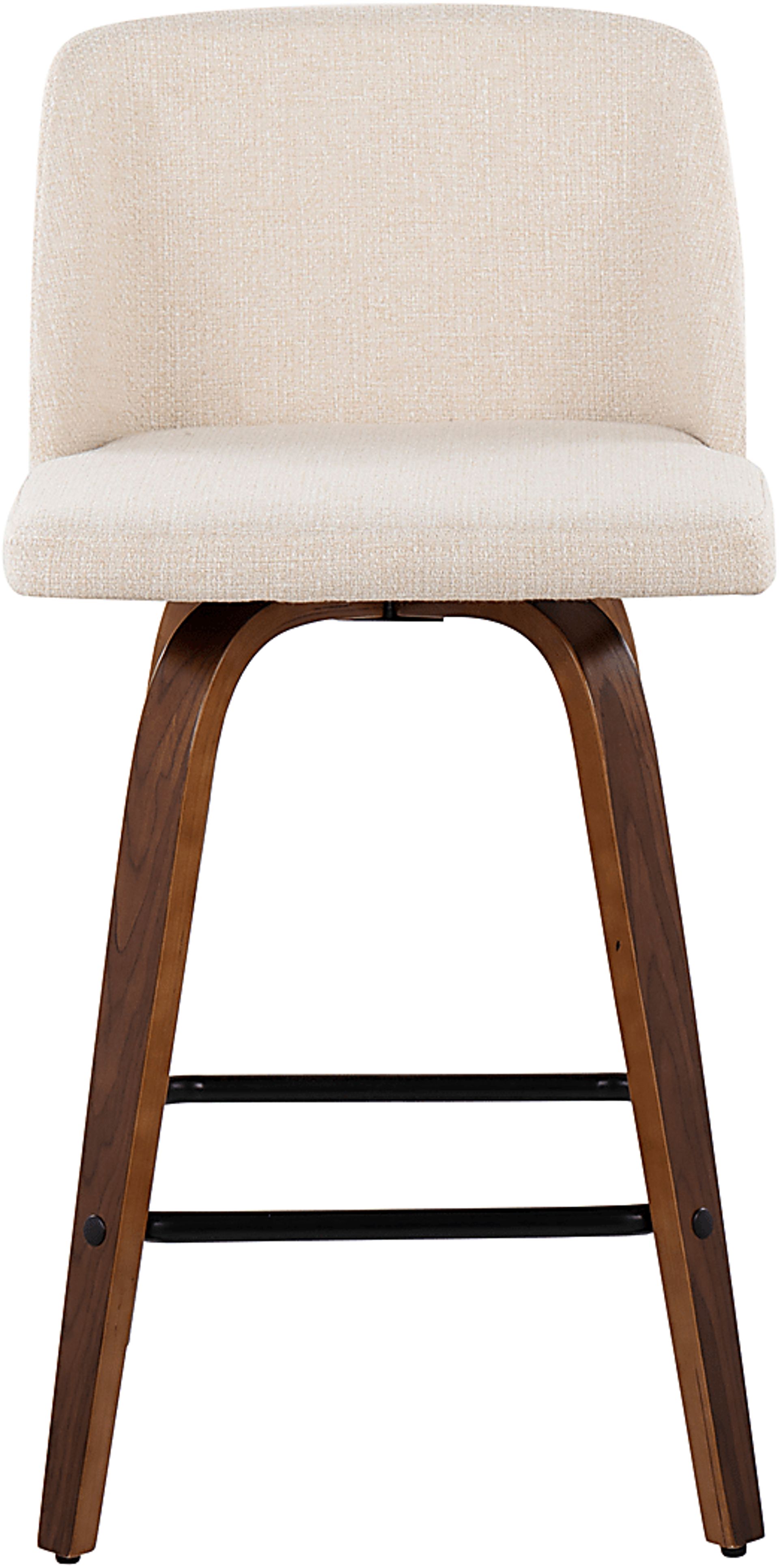 Clyo III Cream Counter Stool Set of 2 - Image 6