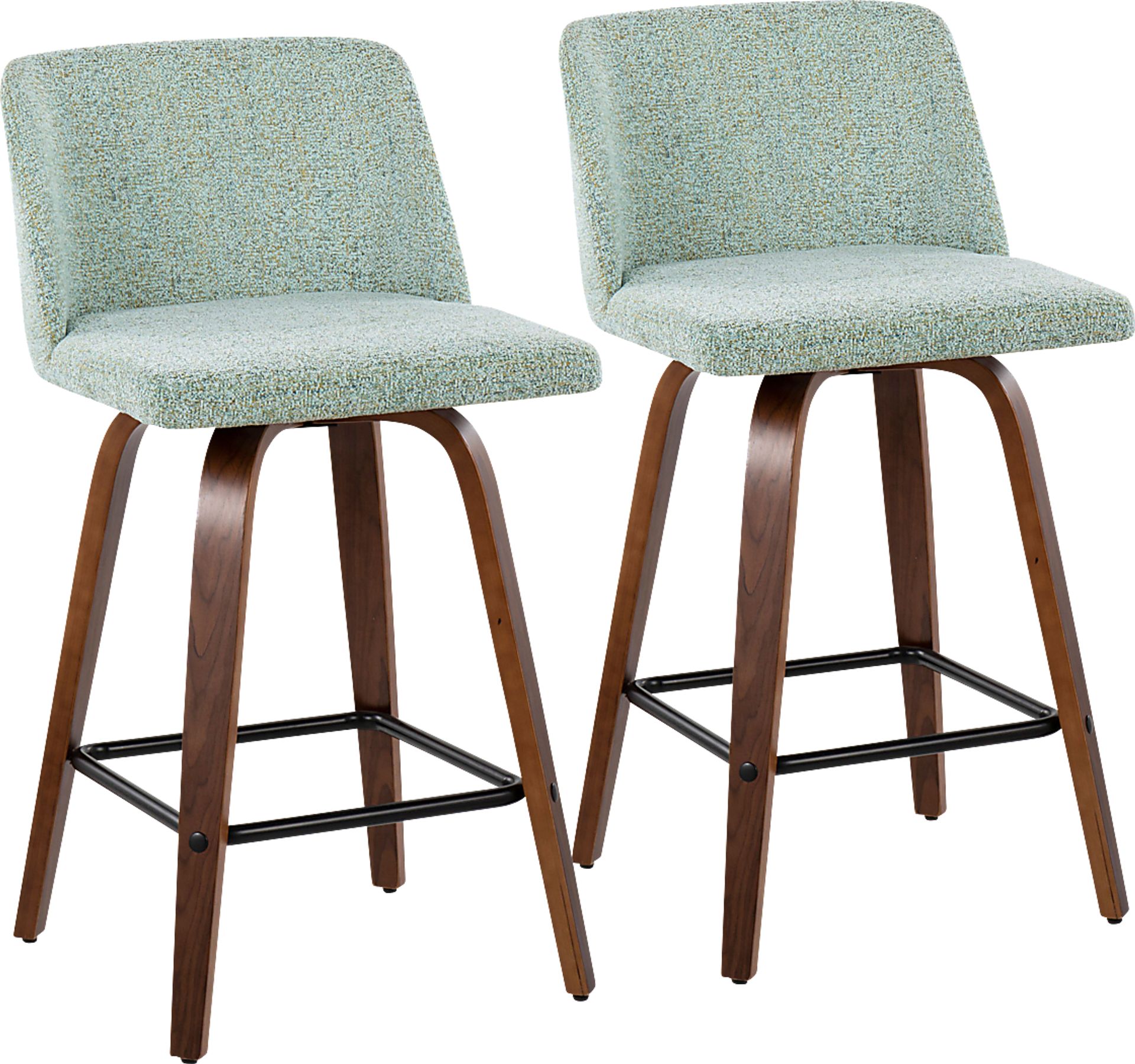 Clyo III Green Counter Stool Set of 2 - Image 1