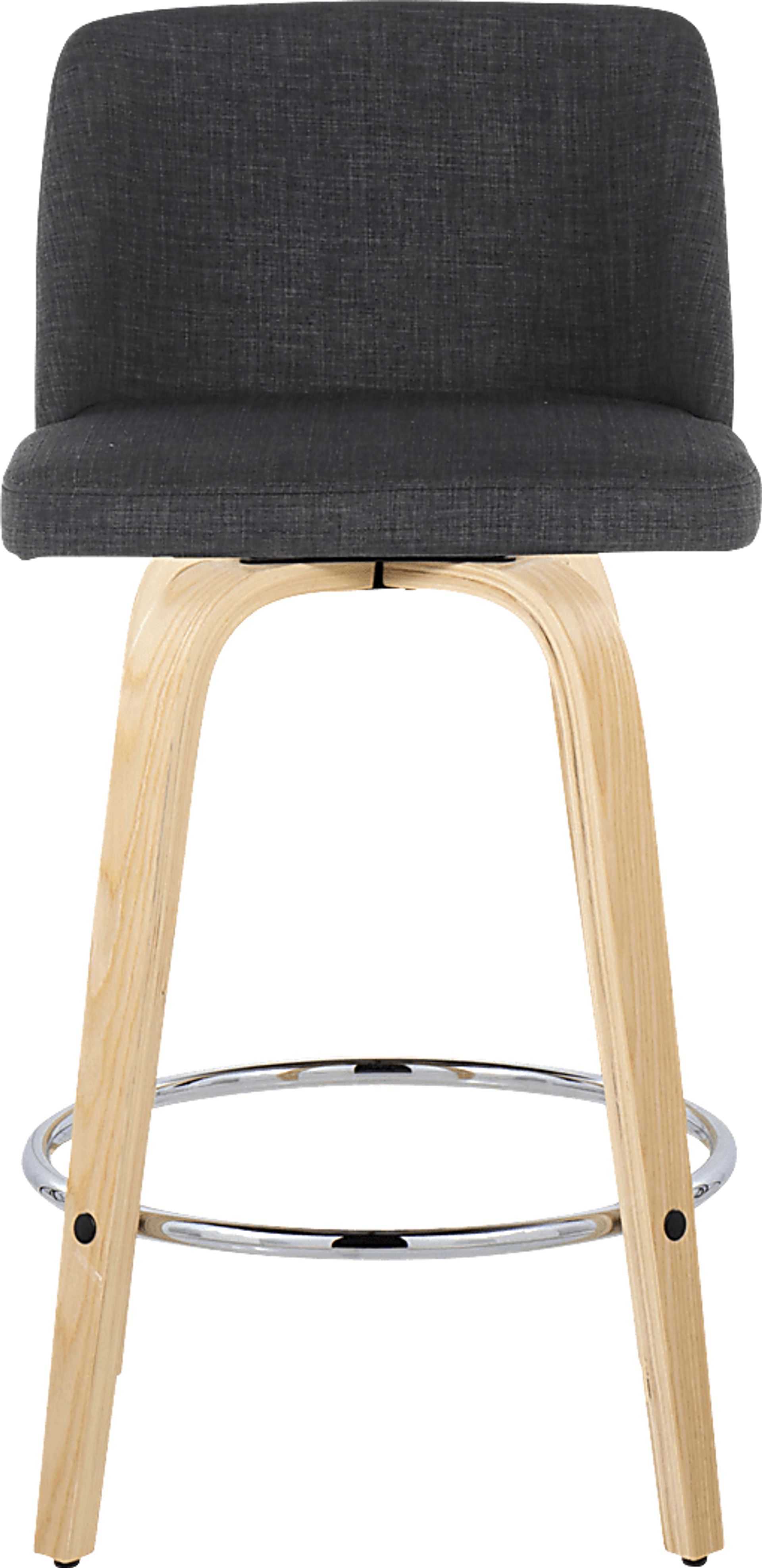 Clyo IX Black Swivel Counter Height Stool, Set of 2 - Image 7