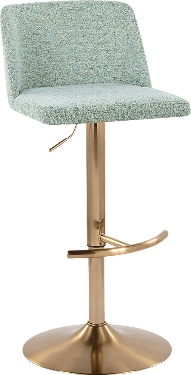 Clyo XIII Green Adjustable Bastool, Set of 2 - Thumbnail - Image 3