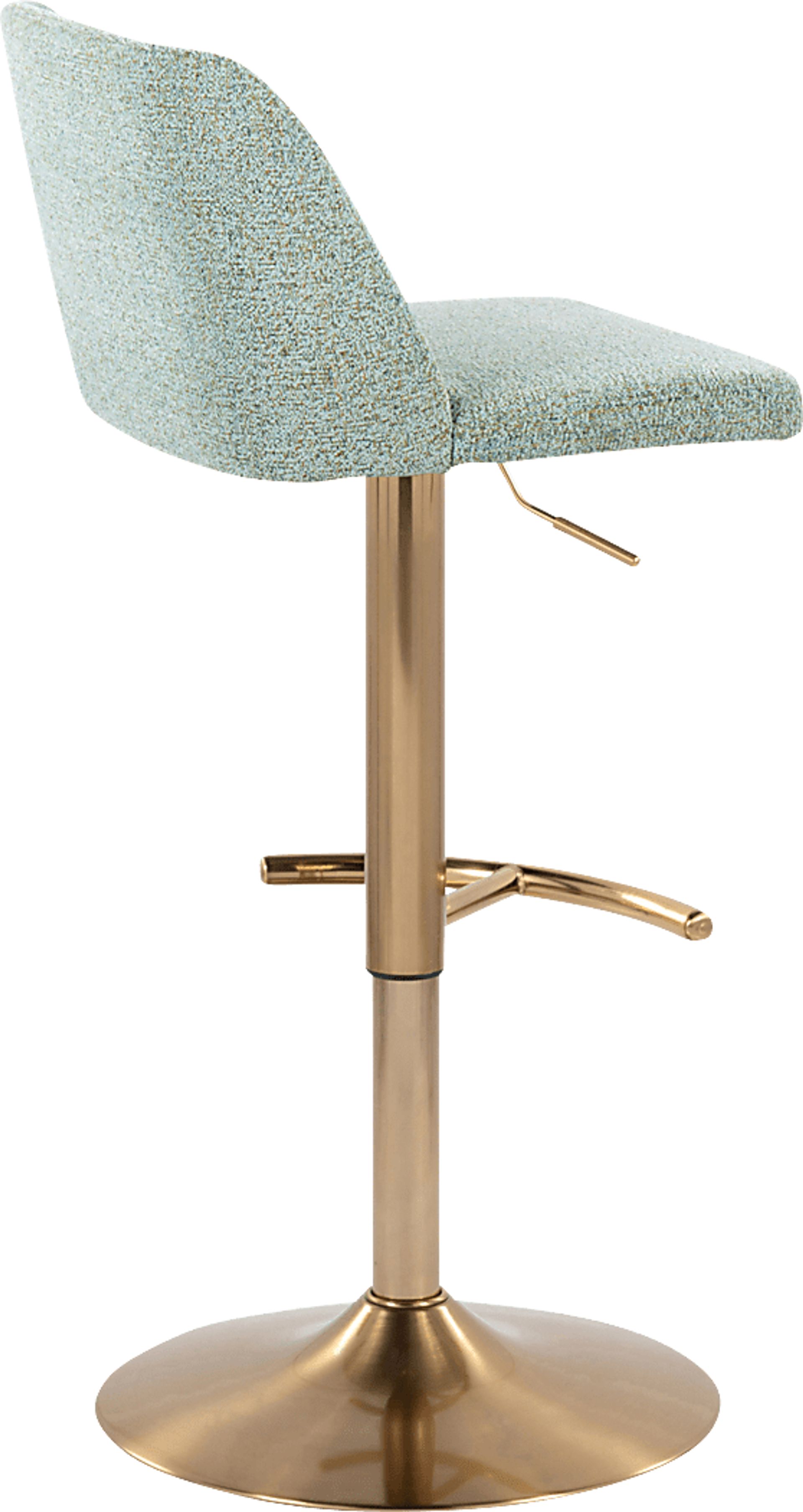 Clyo XIII Green Adjustable Bastool, Set of 2 - Image 5