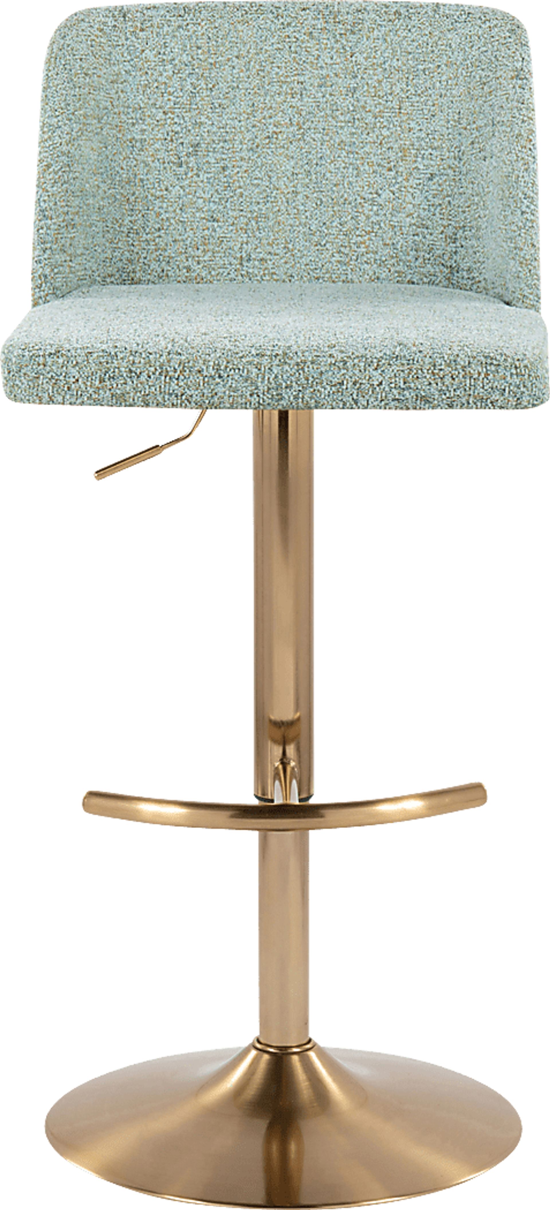 Clyo XIII Green Adjustable Bastool, Set of 2 - Image 7