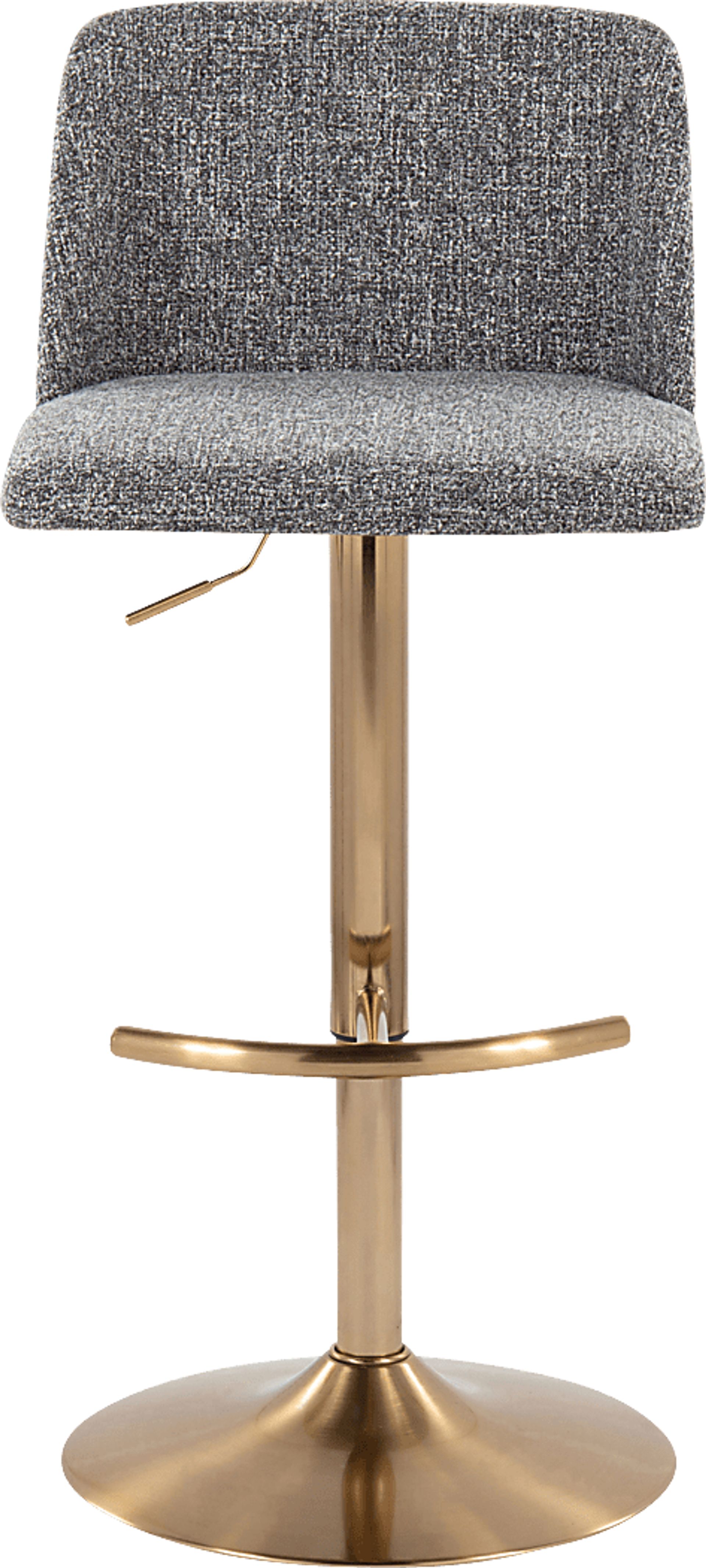 Clyo XIV Gray Adjustable Barstool, Set of 2 - Image 7