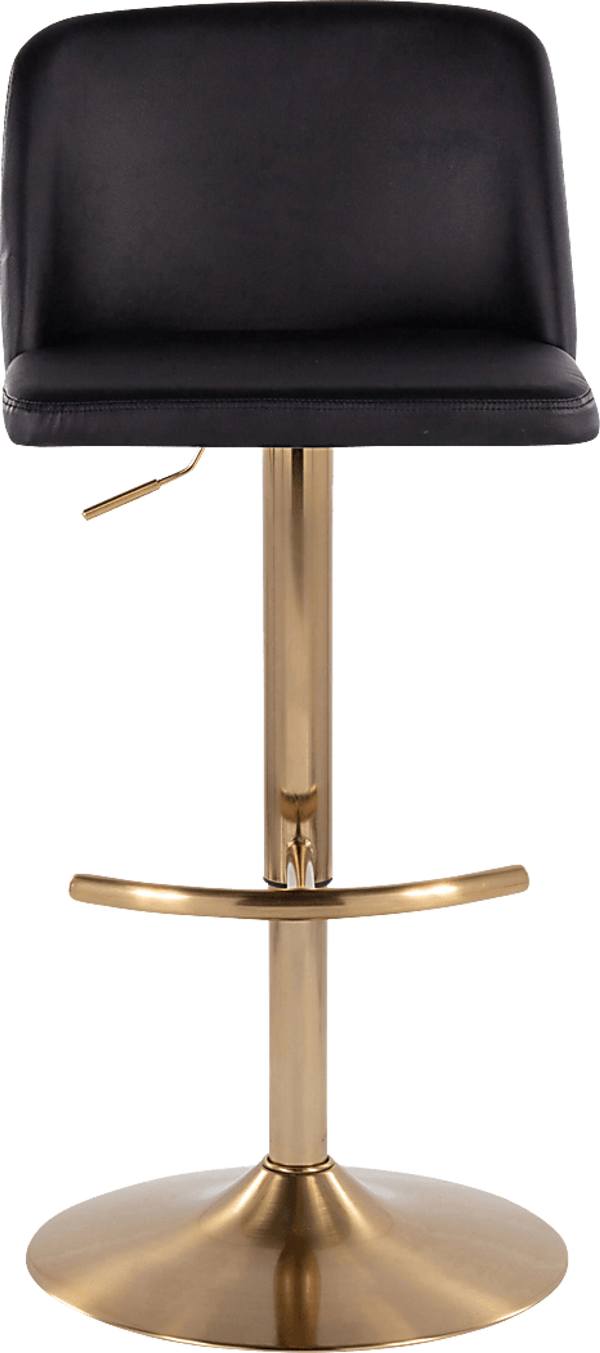 Clyo XV Black Adjustable Barstool, Set of 2 - Image 7