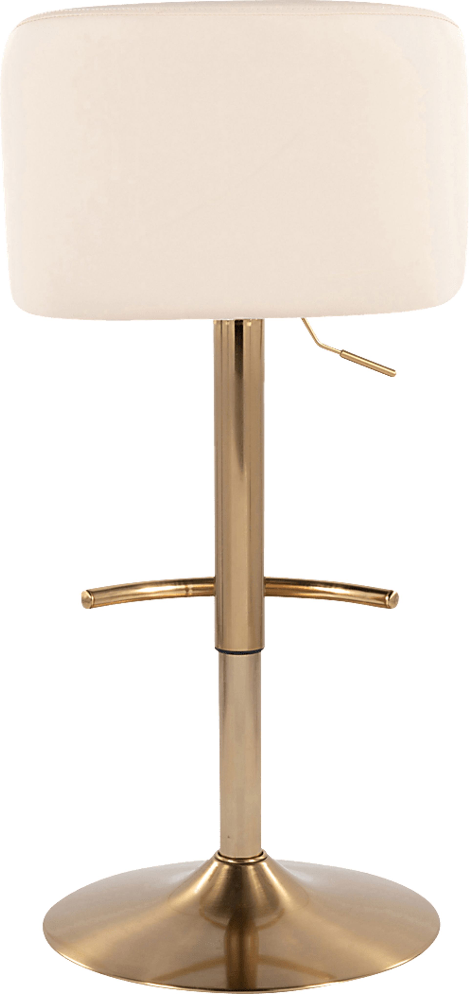 Clyo XV Cream Adjustable Barstool, Set of 2 - Image 6
