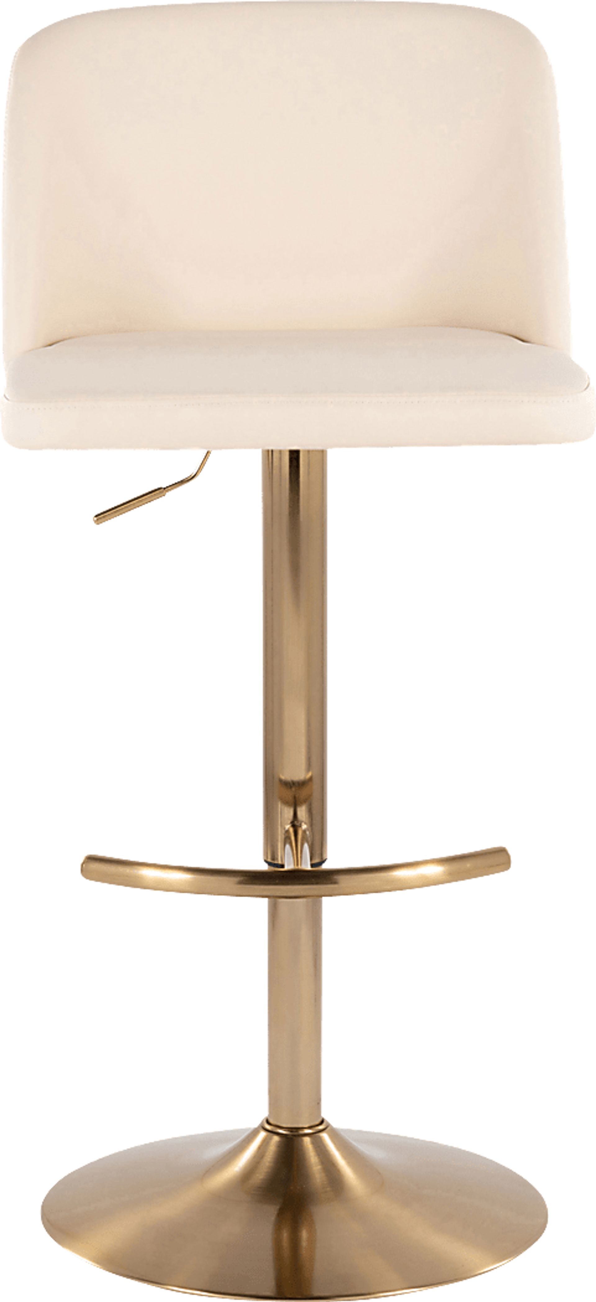 Clyo XV Cream Adjustable Barstool, Set of 2 - Image 7