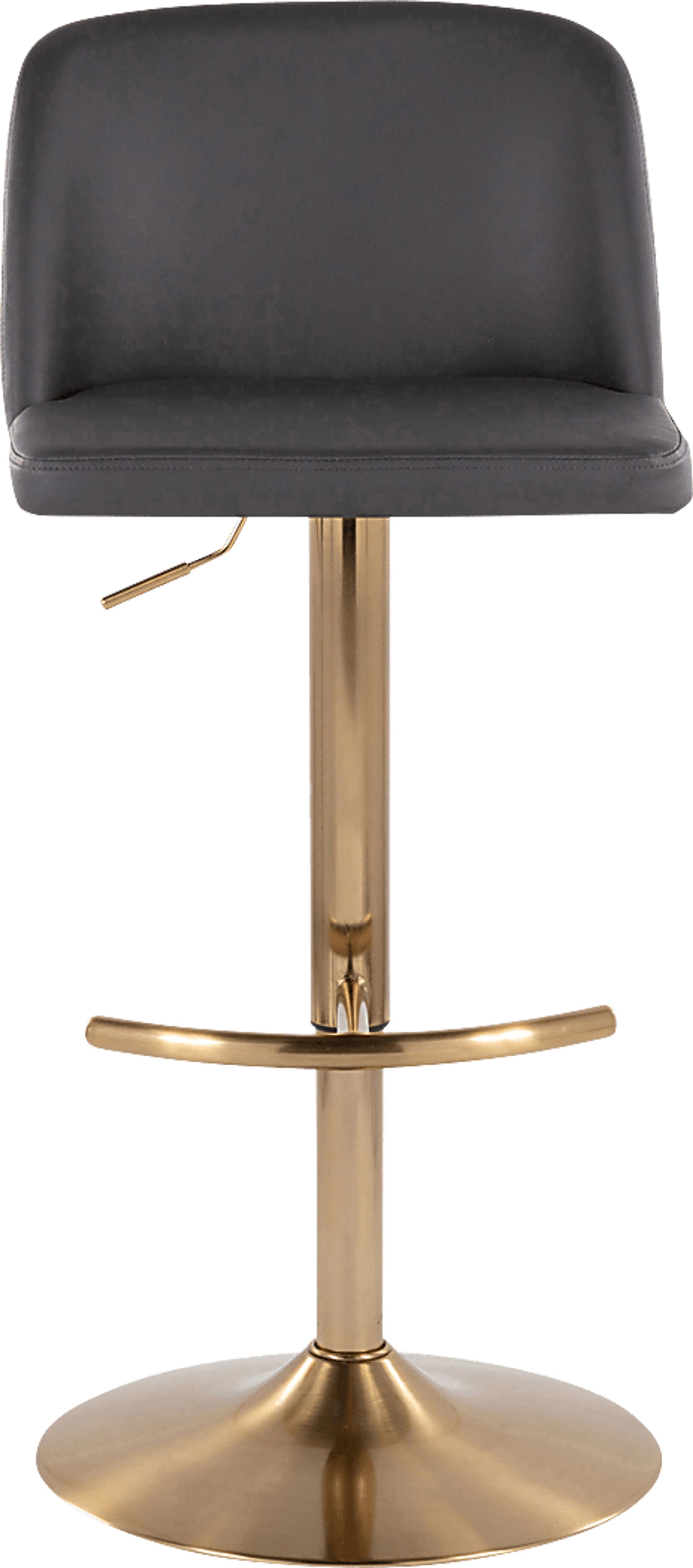 Clyo XV Gray Adjustable Barstool, Set of 2 - Image 7