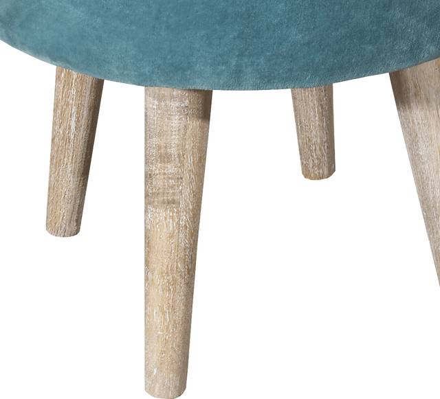 Coachlamp Blue Vanity Stool - Thumbnail - Image 2