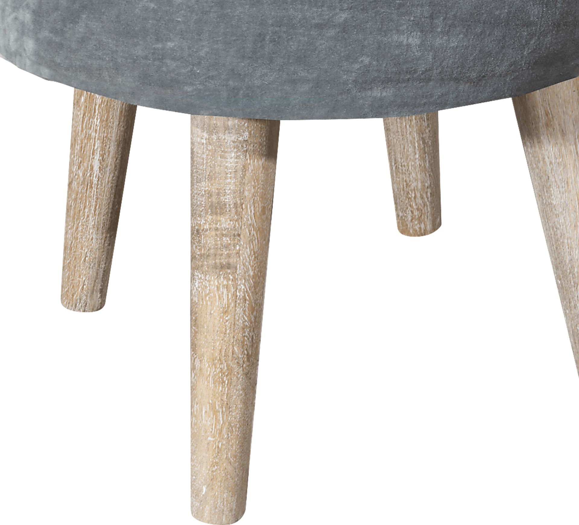Coachlamp Gray Vanity Stool - Image 2