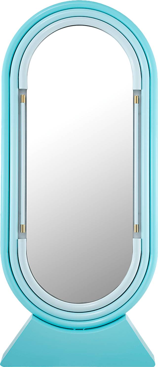 Coada I Blue Floor Mirror - Thumbnail - Image 3