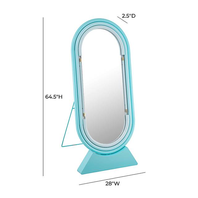 Coada I Blue Floor Mirror - Thumbnail - Image 9
