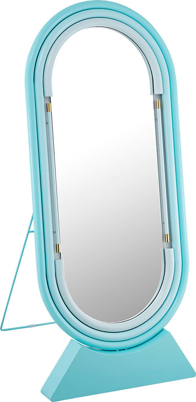 Coada I Blue Floor Mirror - Thumbnail - Image 1
