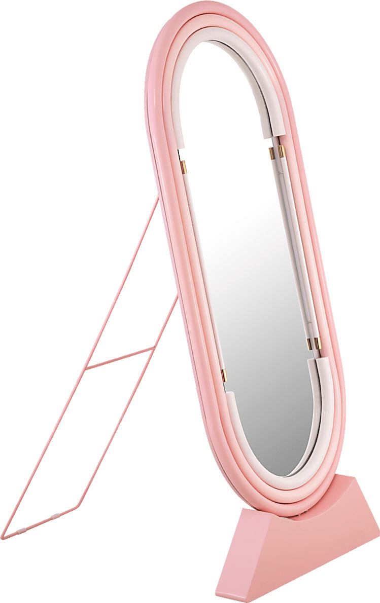 Coada I Pink Floor Mirror