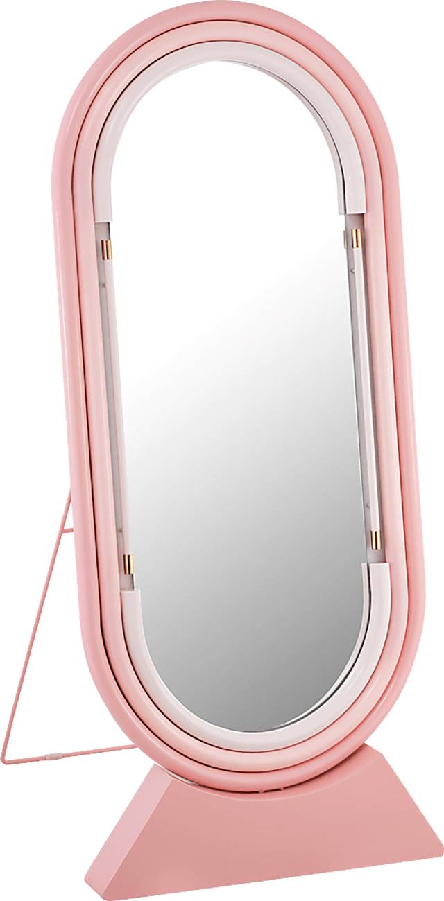 Coada I Pink Floor Mirror - Thumbnail - Image 1
