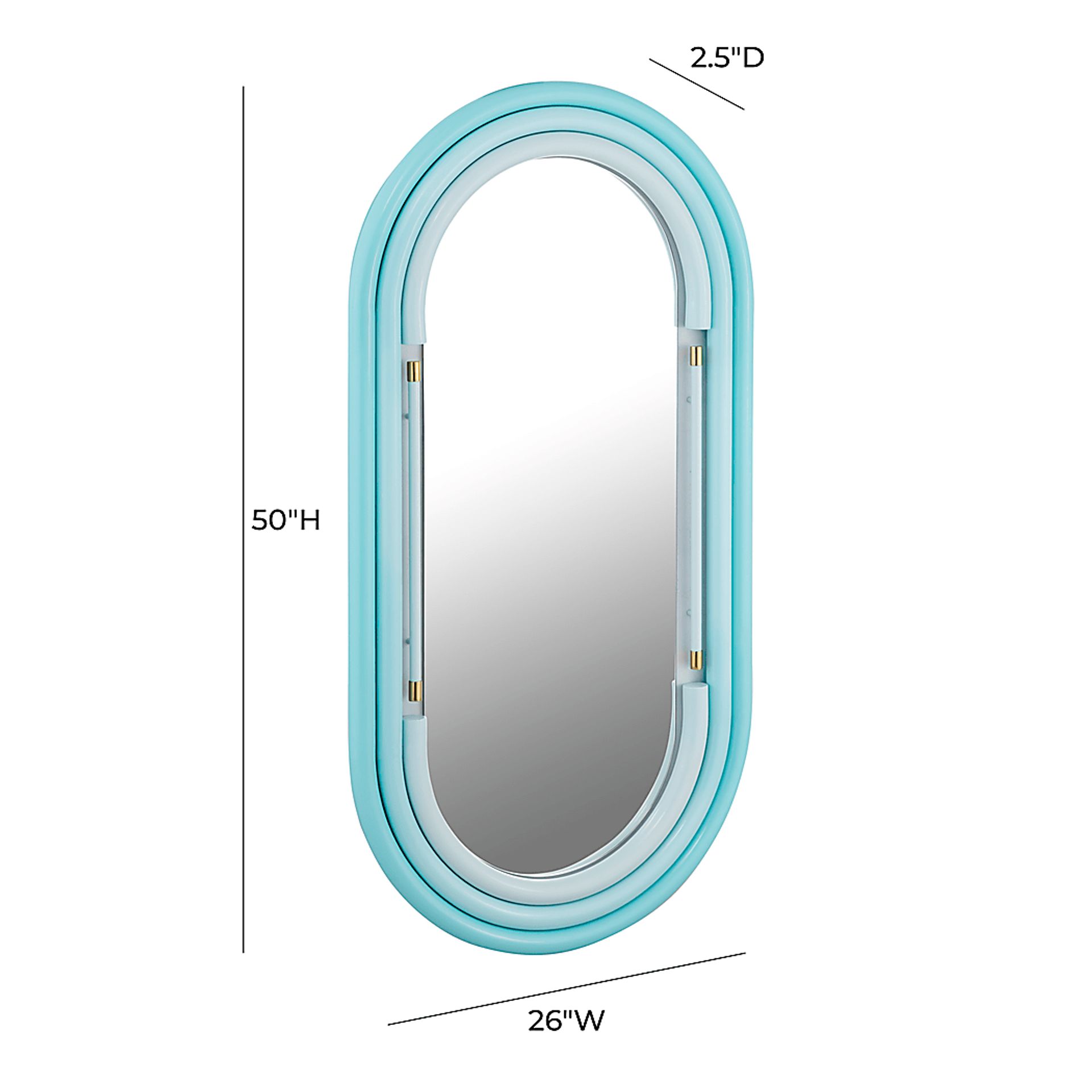Coada II Blue Wall Mirror - Image 7