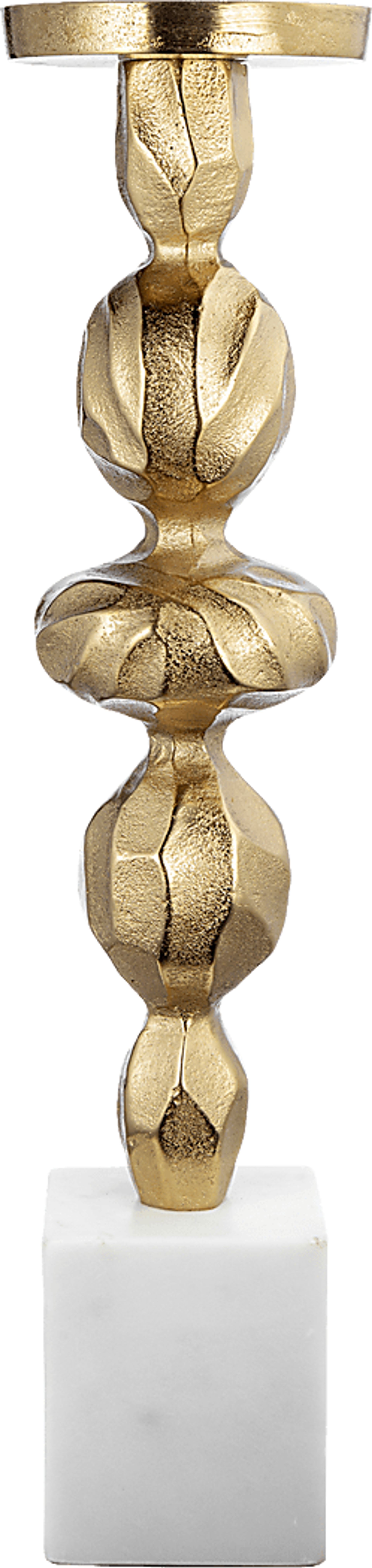 Coalinga III Gold Candle Holder - Image 1