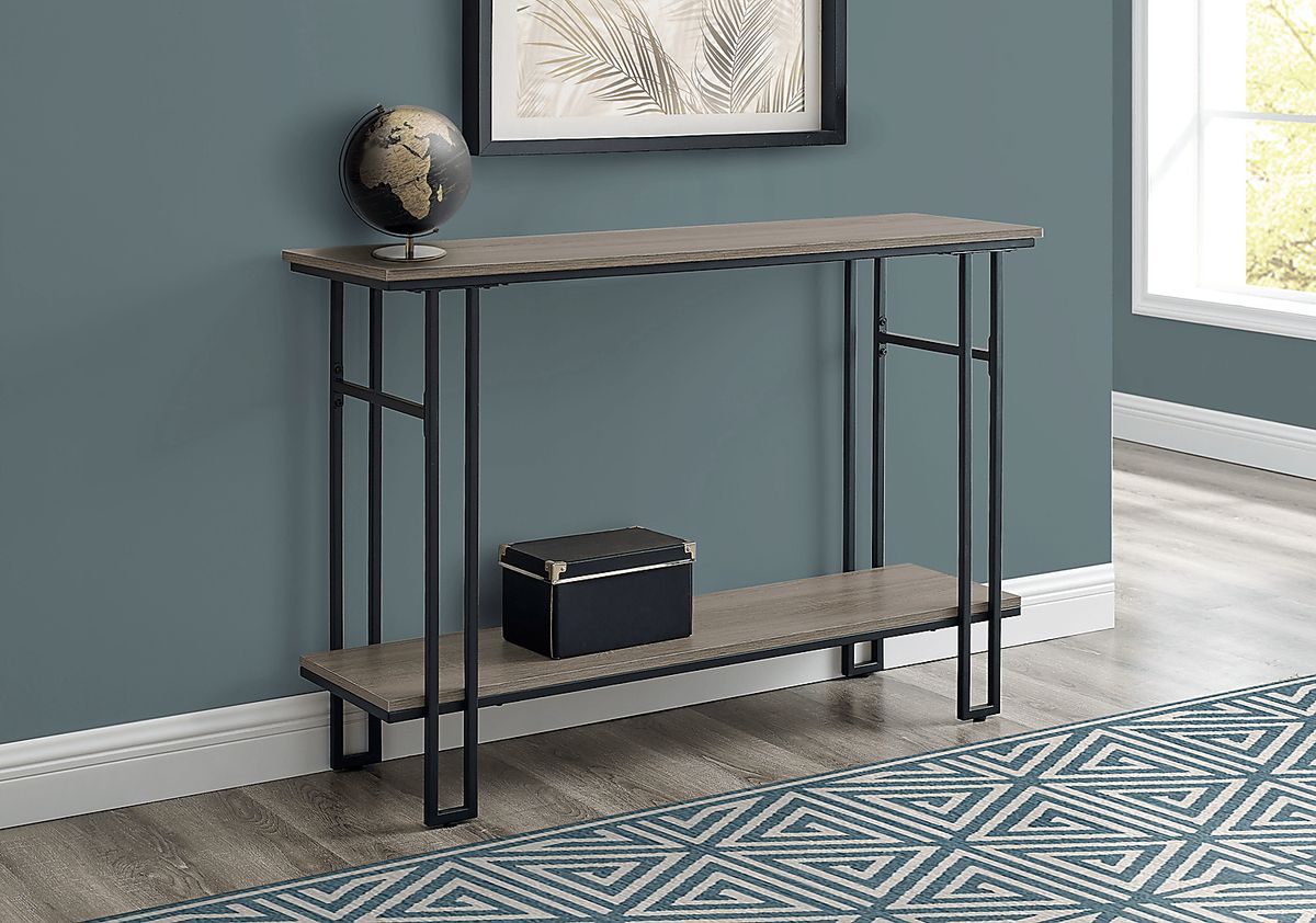 Coalville Taupe Colors,Light Wood Sofa Table | Rooms to Go