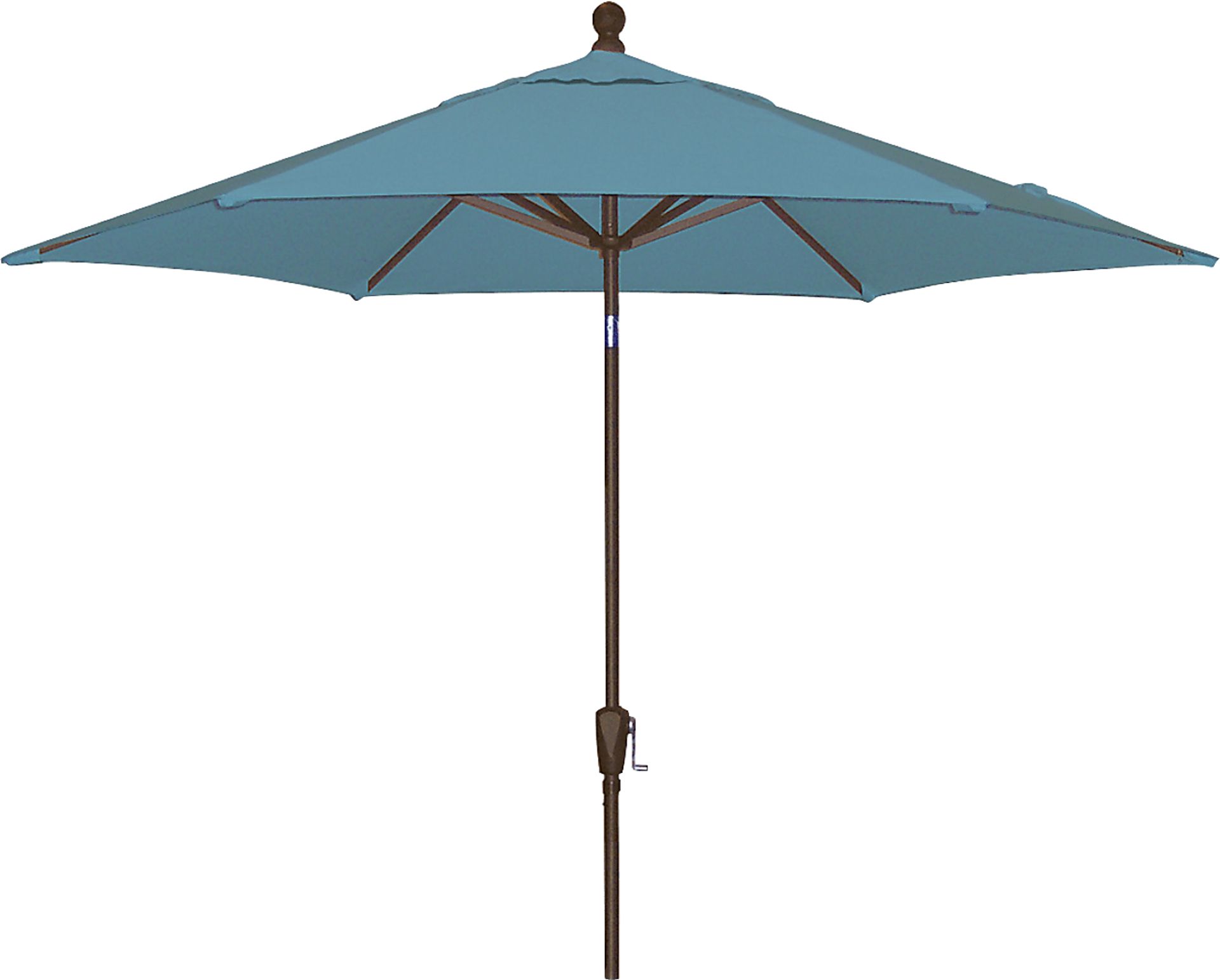 Coastal Point 9' Aqua Outdoor Umbrella - Image 1
