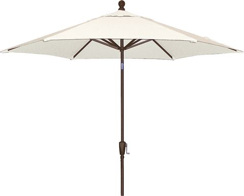 Coastal Point 9' Natural Outdoor Umbrella