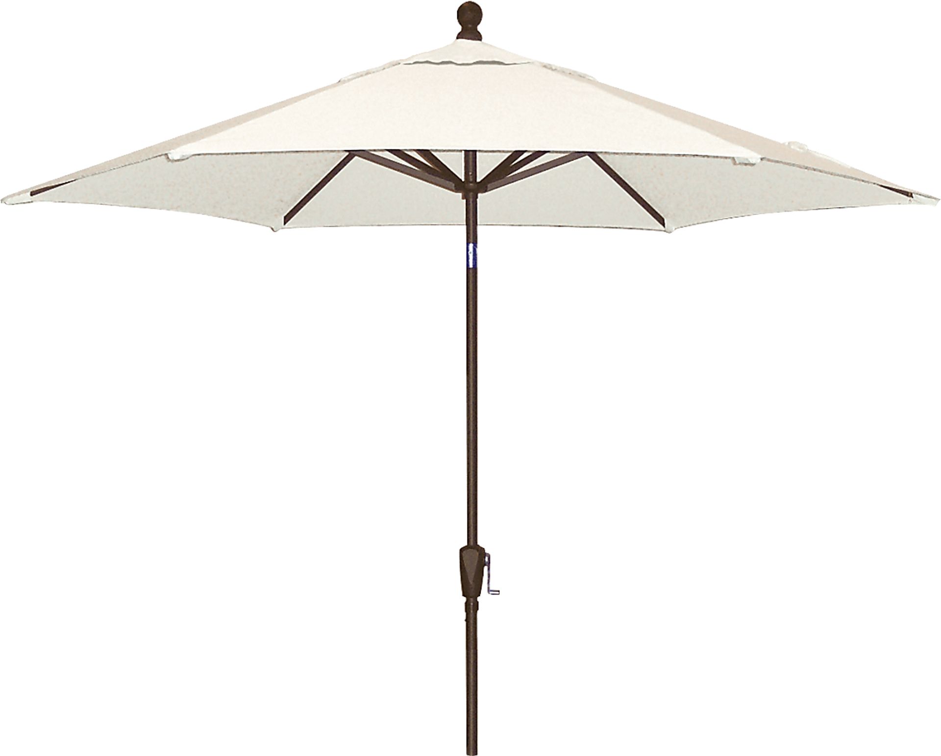 Coastal Point 9' Natural Outdoor Umbrella - Image 1