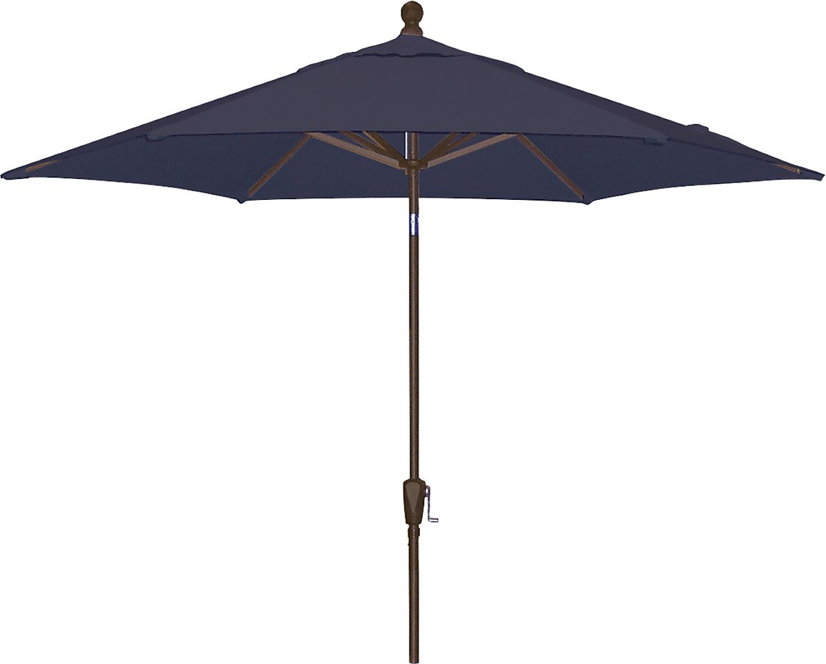 Coastal Point 9' Navy Outdoor Umbrella