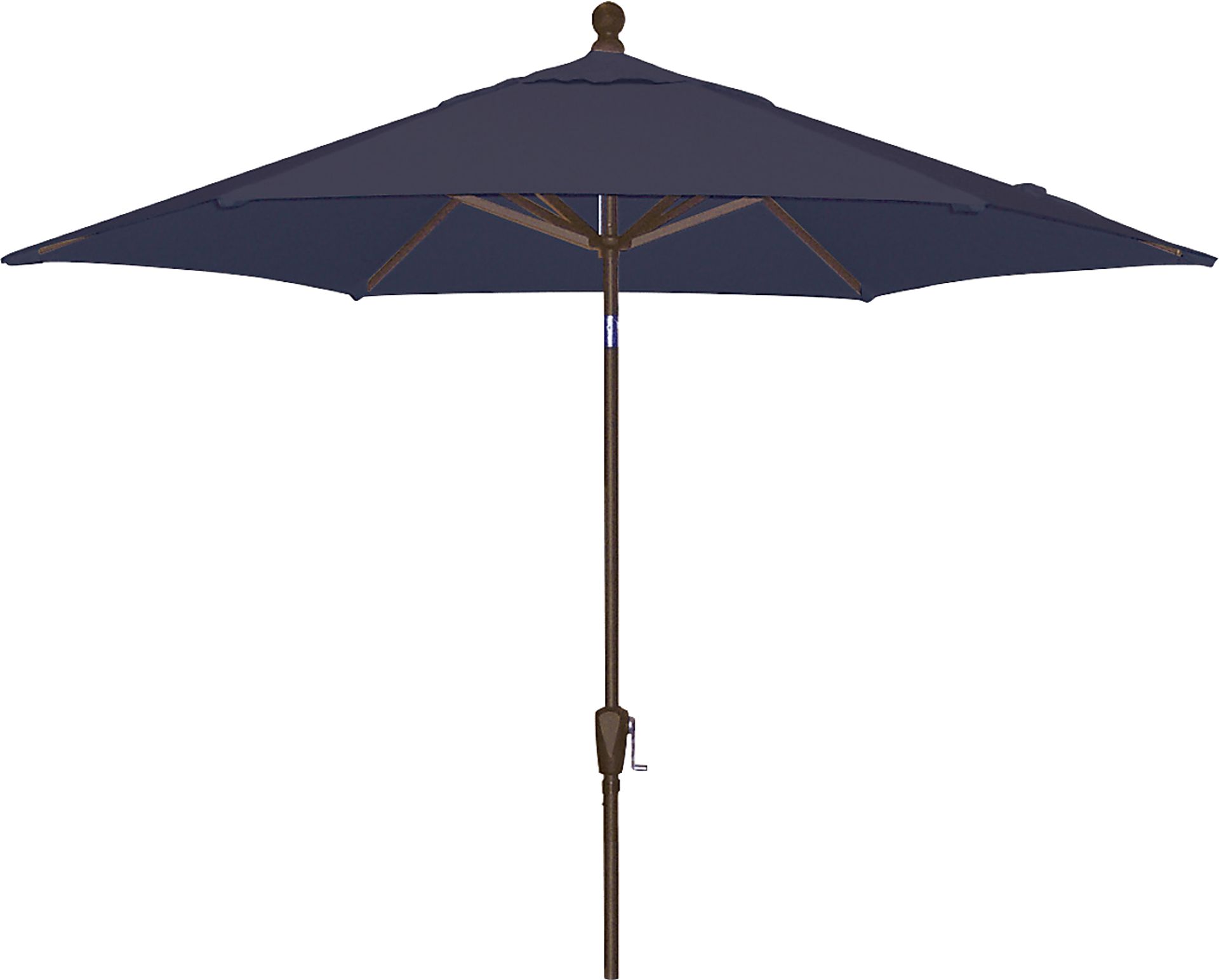 Coastal Point 9' Navy Outdoor Umbrella - Image 1
