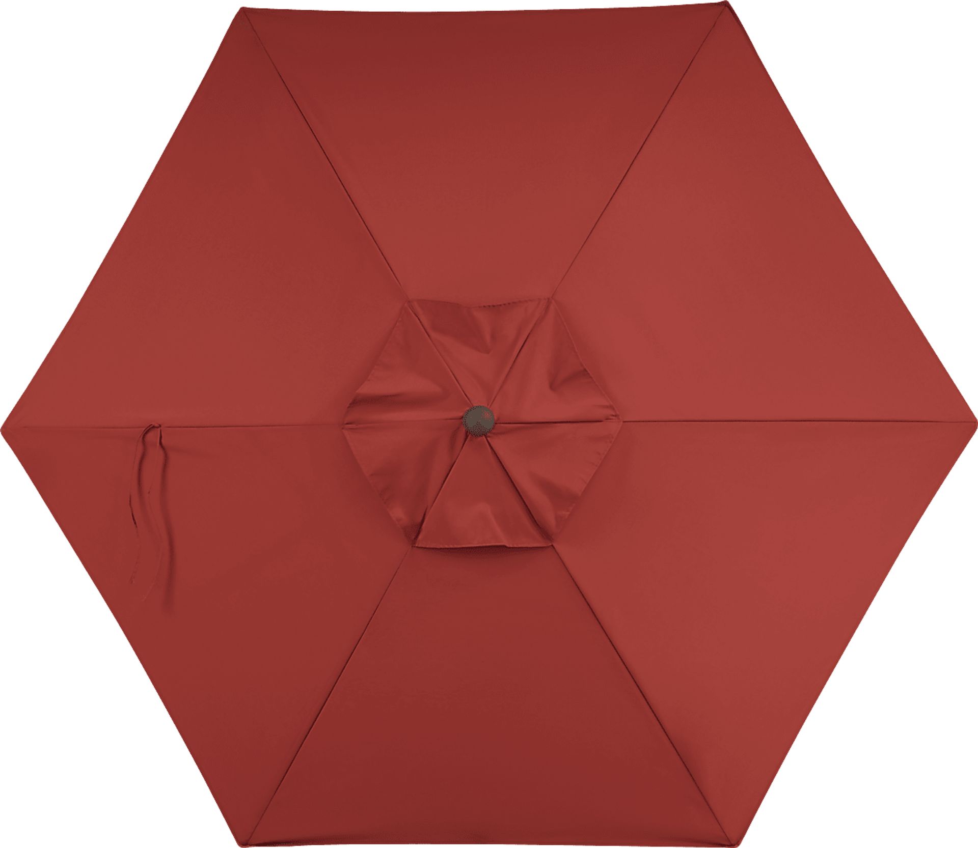Coastal Point 9' Red Outdoor Umbrella with 80 lb. Base - Image 2