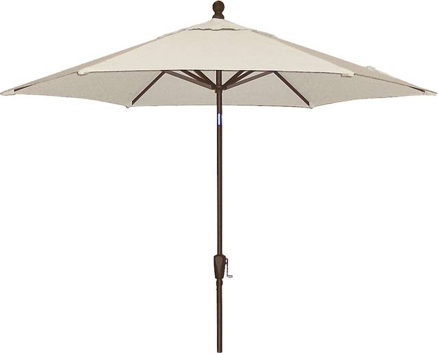 Coastal Point 9' Vanilla Outdoor Umbrella - Thumbnail - Image 1