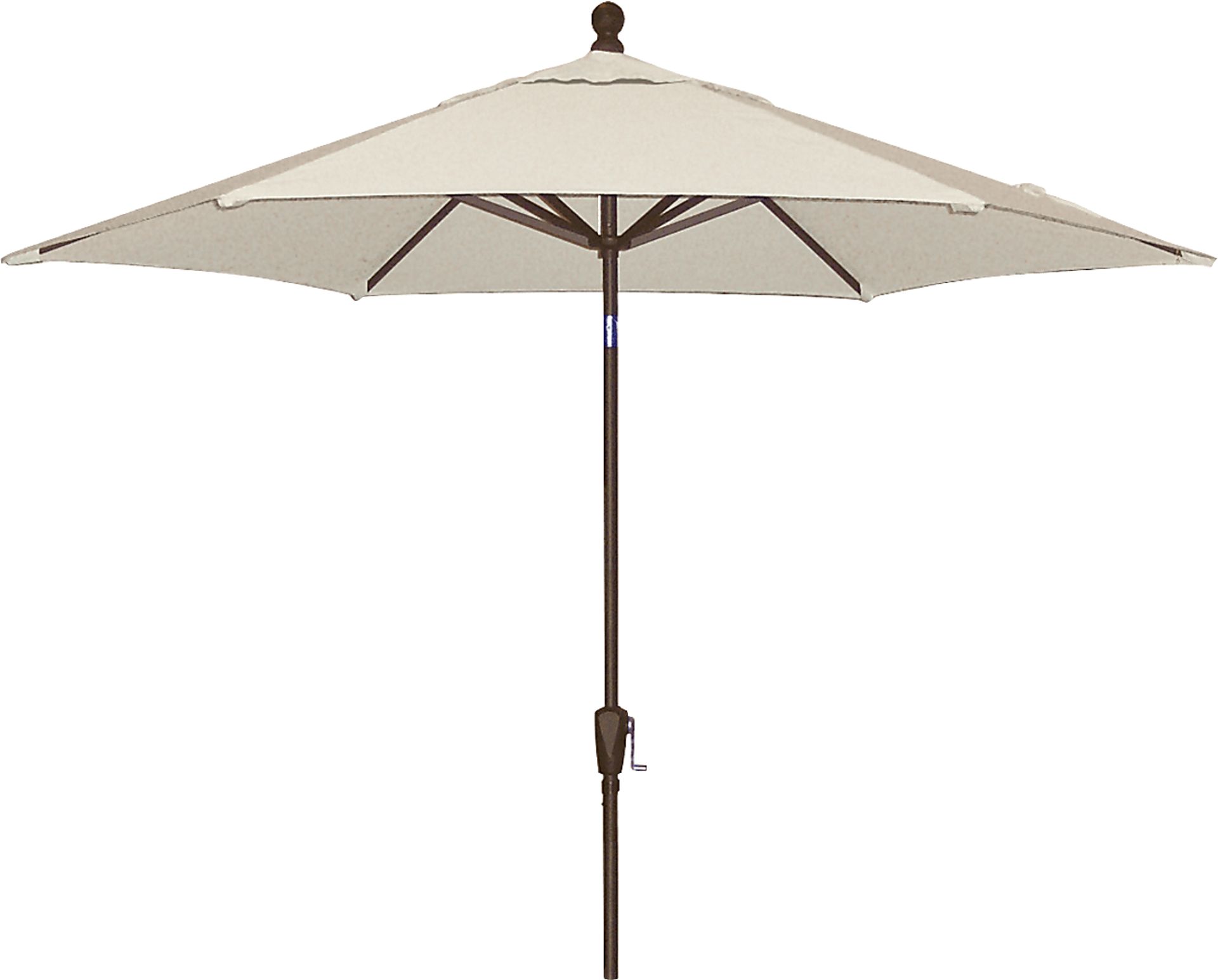 Coastal Point 9' Vanilla Outdoor Umbrella - Image 1