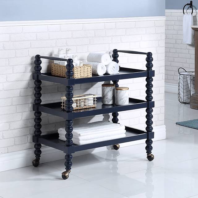 Coastina Blue Kitchen Cart - Thumbnail - Image 7