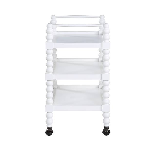 Coastina White Kitchen Cart - Thumbnail - Image 2