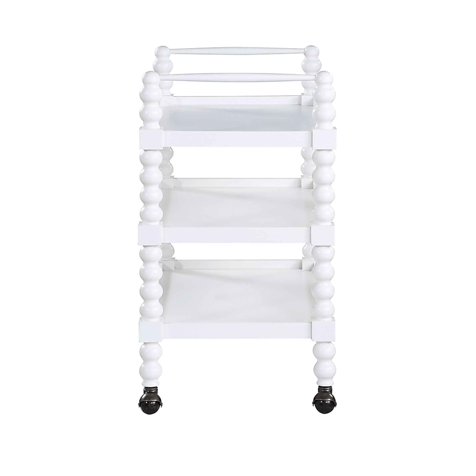 Coastina White Kitchen Cart - Image 2
