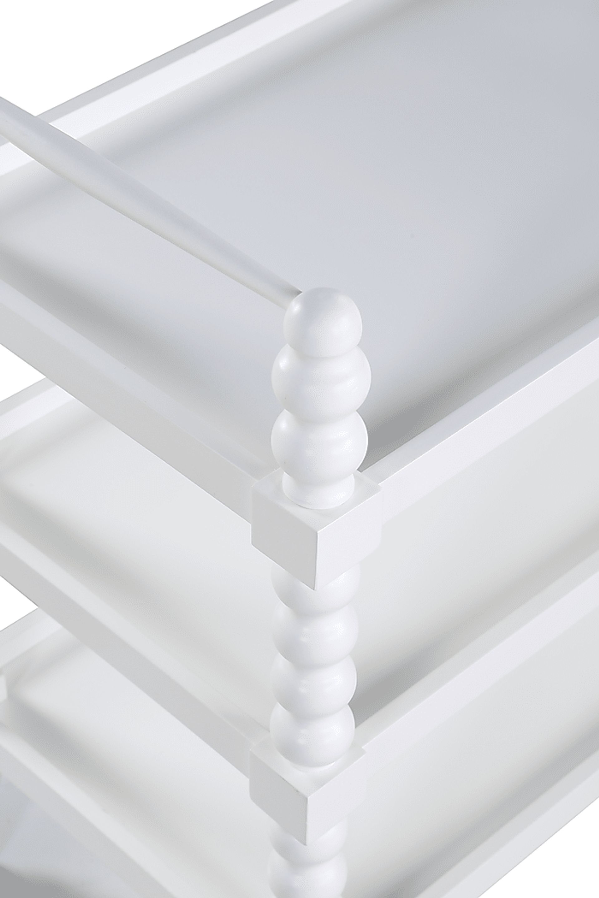 Coastina White Kitchen Cart - Image 3