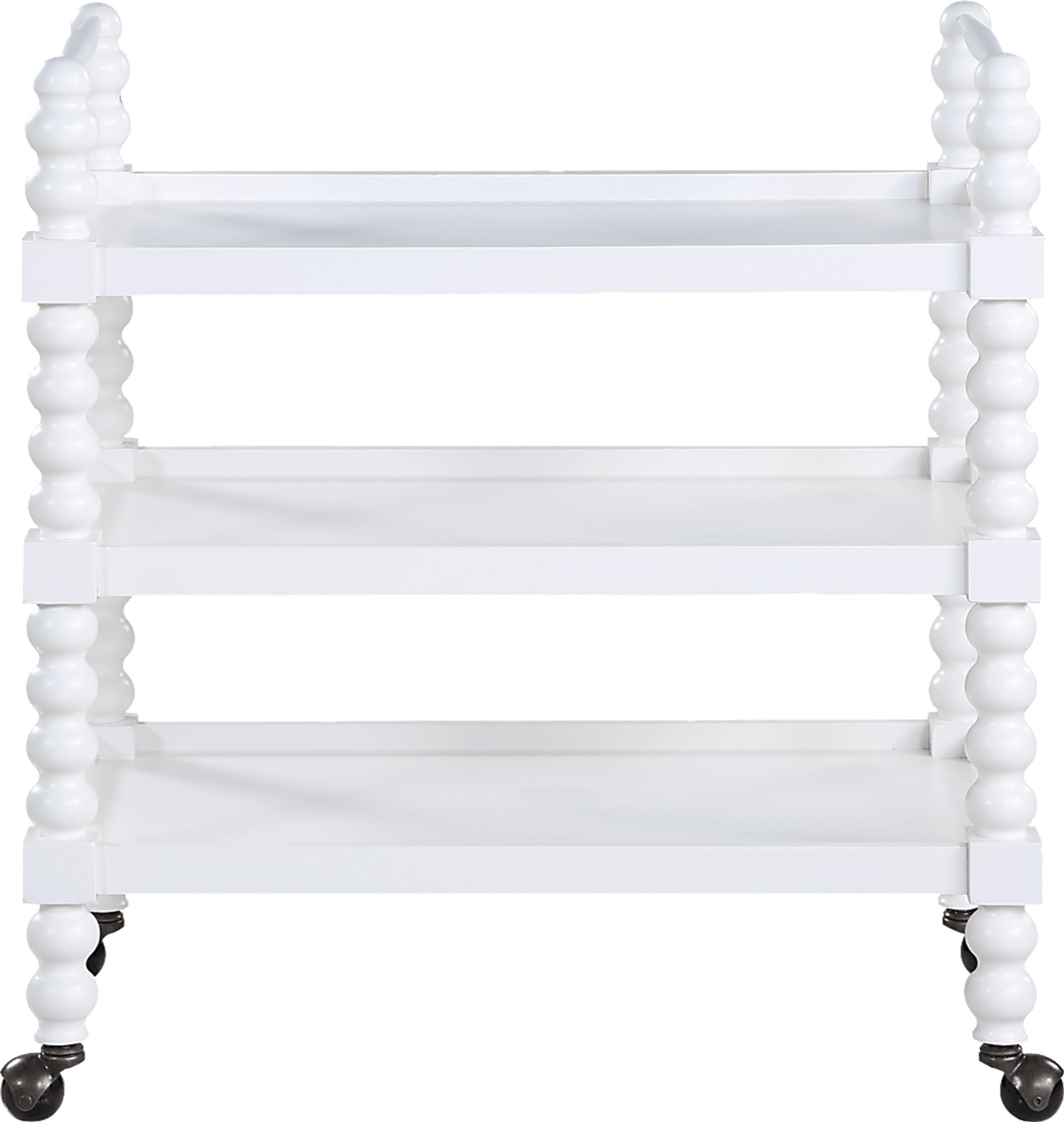 Coastina White Kitchen Cart - Image 4
