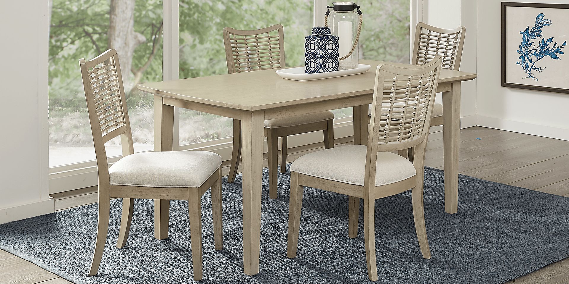 Coastline Drive Gray 5 Pc Dining Room - Image 1