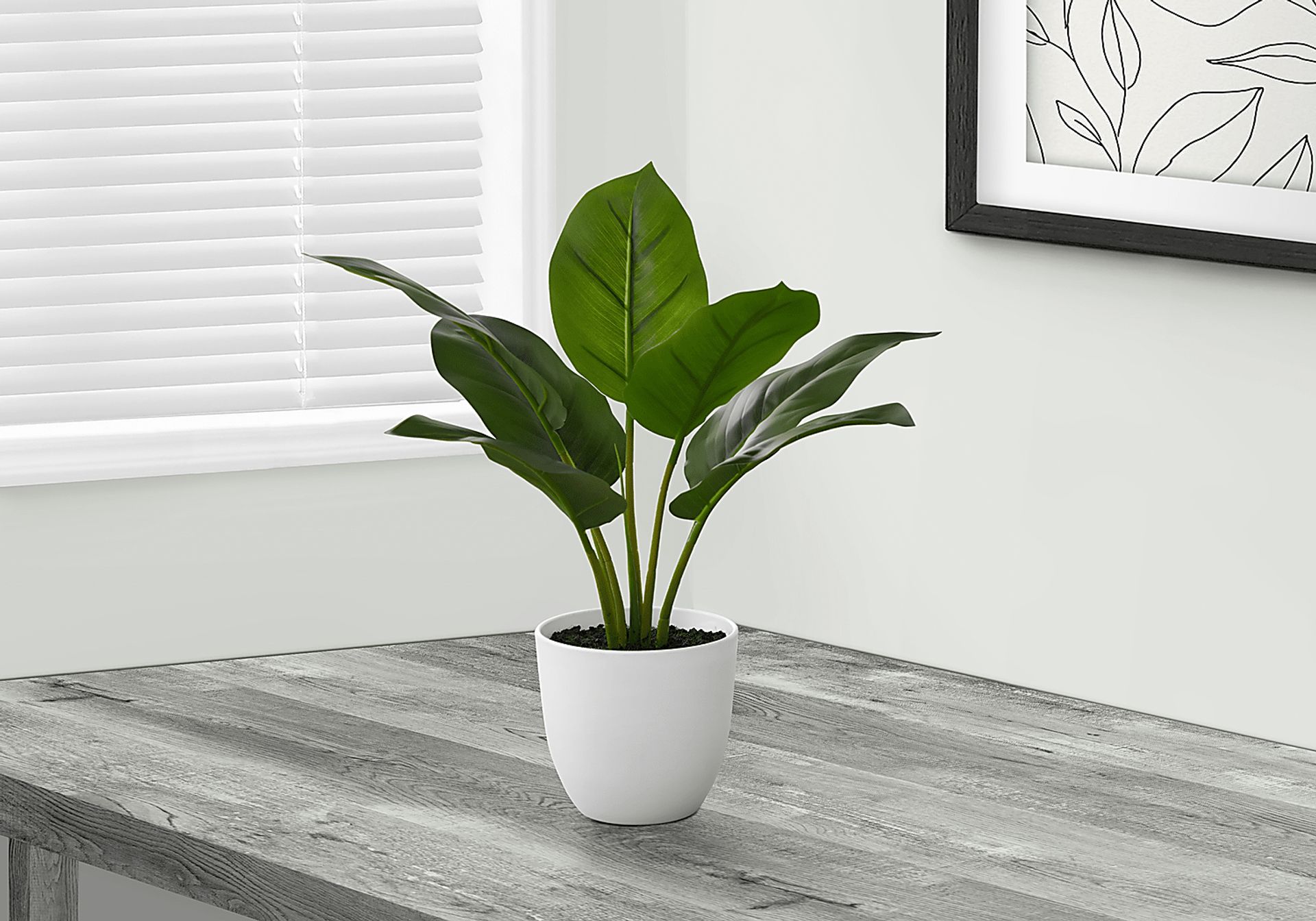 Coastline Green Artificial Aureum Plant - Image 2