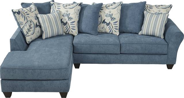Coastside Chambray 3 Pc Sectional Living Room - Thumbnail - Image 3