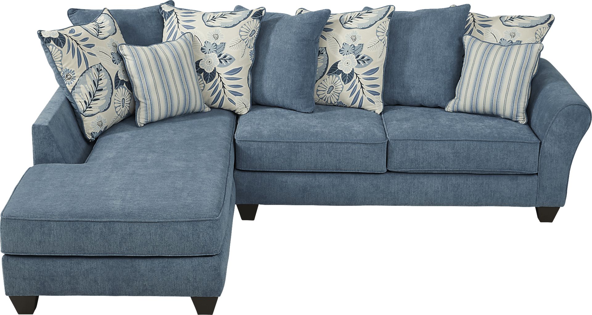 Coastside Chambray 3 Pc Sectional Living Room - Image 3