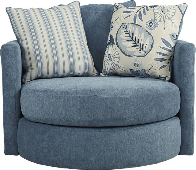 Coastside Chambray 3 Pc Sectional Living Room - Thumbnail - Image 5