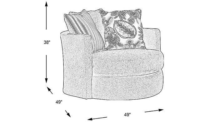 Dimension Image. Please refer to the Dimension Tab on this page for dimension details.